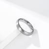 4/6/8mm Rings for Men Sand Surface Tungsten Steel Women Wedding Rings Simple Boy Girl Couple Rings Propose Marriage Gift