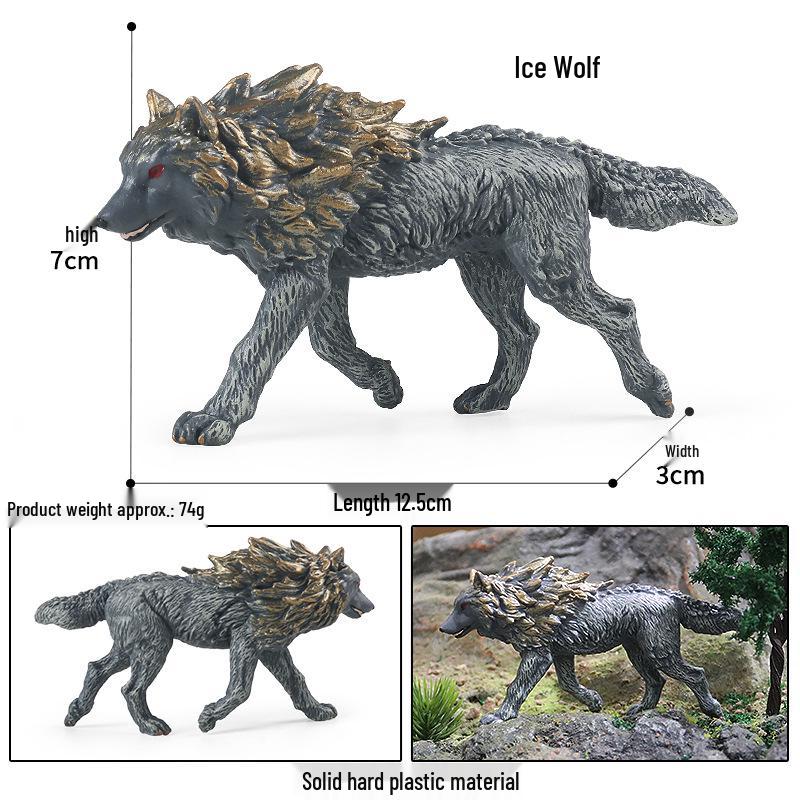 Dinosaur & Dragon Plastic Toy Set: Mythical Animal Figures for Kids