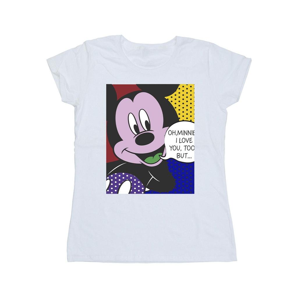 Disney Womens/Ladies Mickey Mouse Oh Minnie Pop Art Cotton T-Shirt
