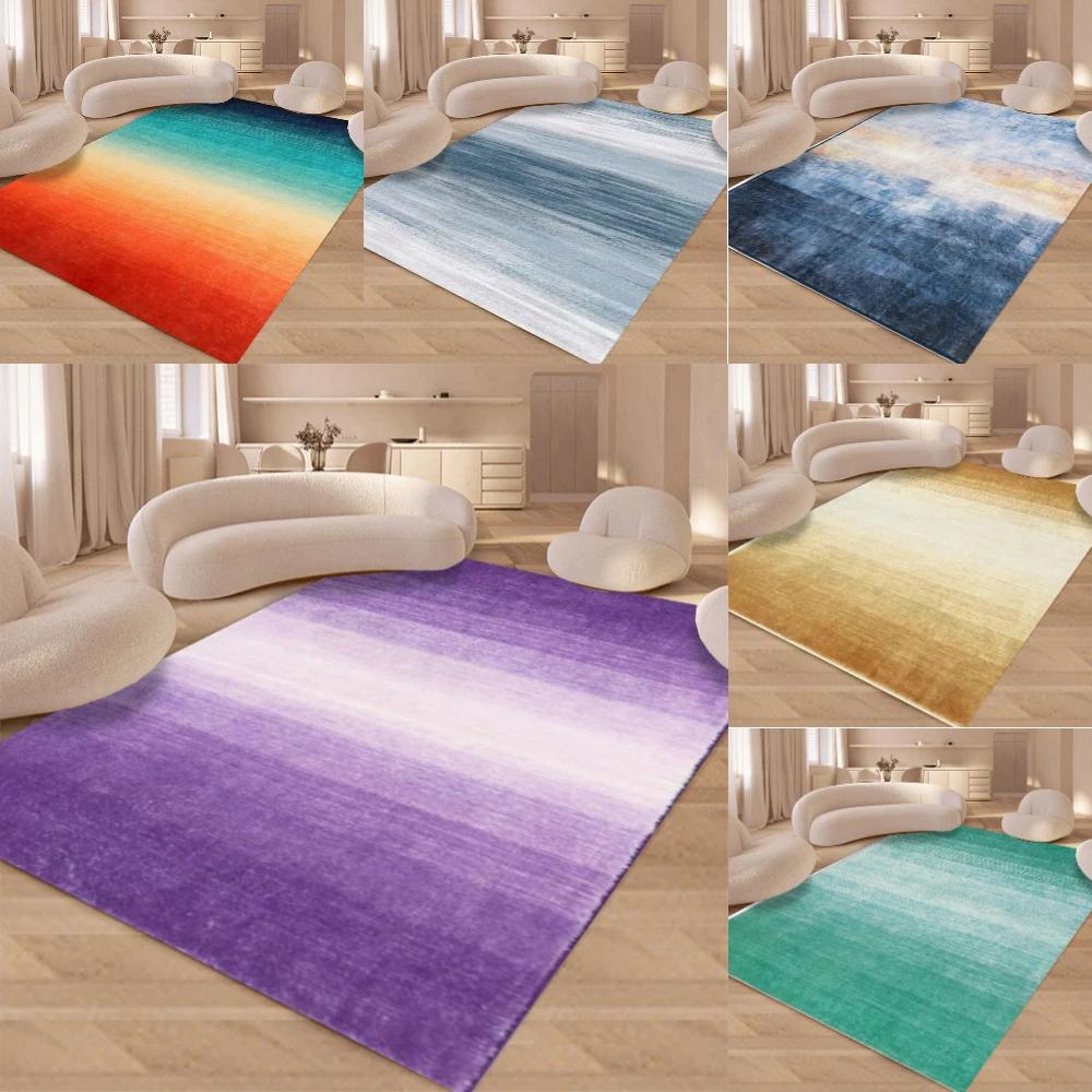 Luxury Gradient Carpet Living Room Modern Home Decor Sofa Rugs Bedroom Rug Lounge Kitchen Coffee Table Floor Mat Indoor Rugs