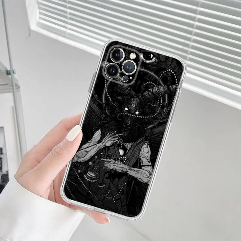 Чехол для телефона Devil Satan, силиконовый мягкий для iPhone 14, 13, 12, 11, Pro, Mini, XS, MAX, 8, 7, 6, Plus, X, XS, XR