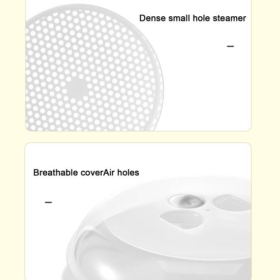 Пароварка для микроволновой печи, термостойкая, антипригарная, 3 вида, практичная, большая емкость, посуда для готовки, бытовые принадлежности
