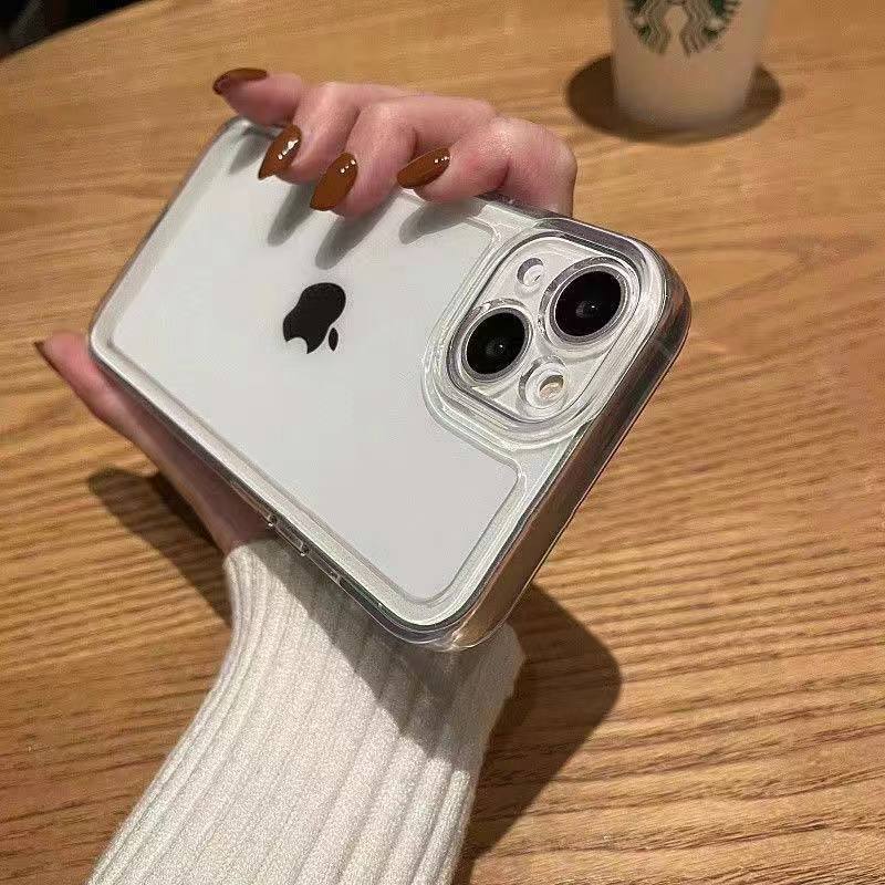 Для IPhone16 Акриловый чехол Space с маленьким отверстием для Apple 14/15promax Чехол для мобильного телефона Прозрачная противоударная накладка
