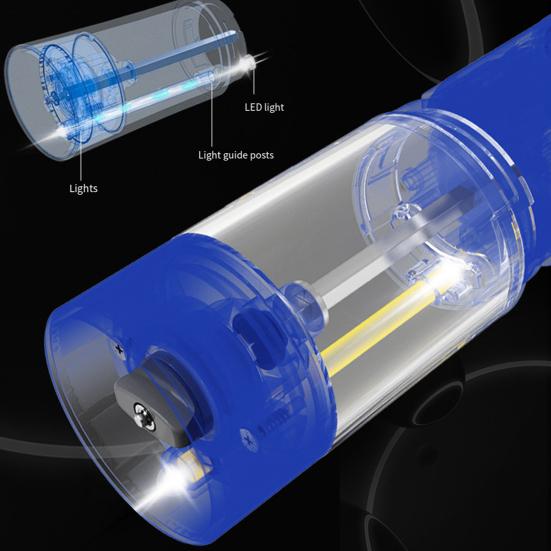 Электрическая мельница для перца и соли со светодиодной подсветкой, регулируемая степень помола, мельница для специй с зарядкой через USB для кухни, ресторана, вечеринки, пикника