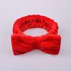 1 Set Face Wash Hair Band Soft Comfortable Spa Bowknot Headband And Wristbands Set Grooming Accessories