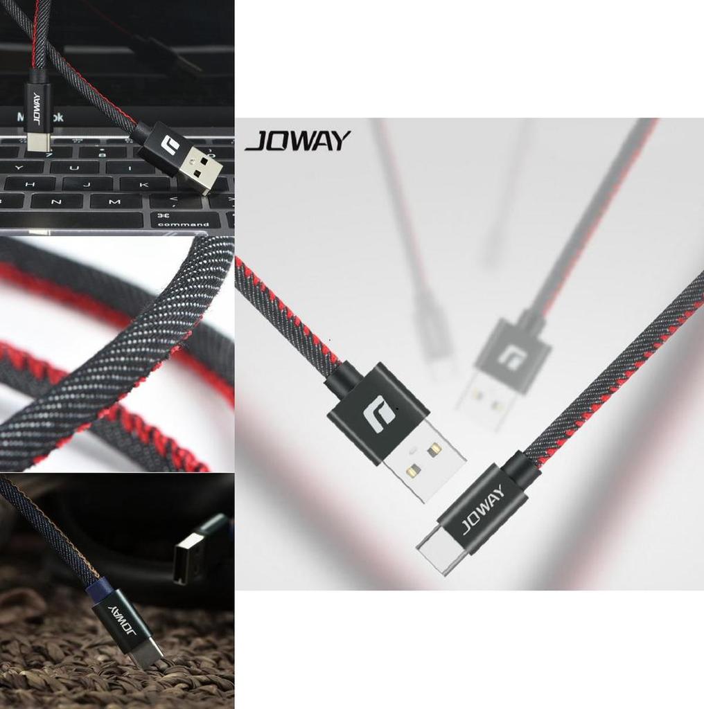 Кабель Micro USB Type C для Samsung Htc Быстрая зарядка с джинсовой оплеткой**