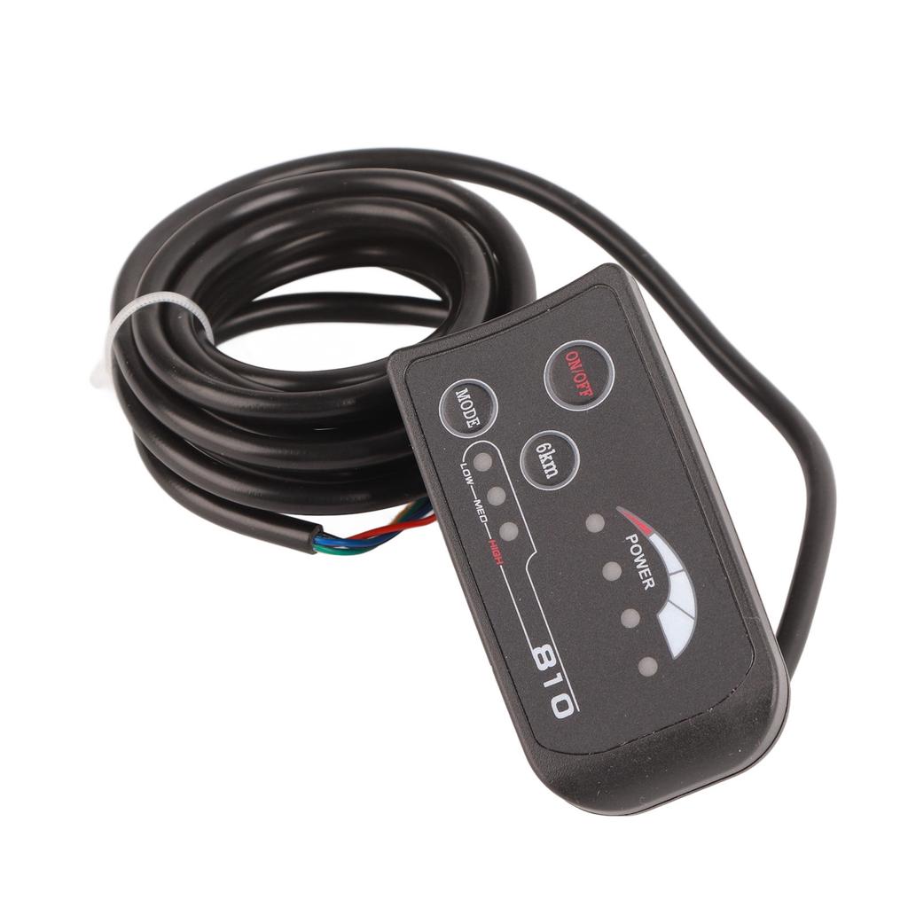 Electric Bicycle 810 LED Display With 5 Wire Cable Control Panel