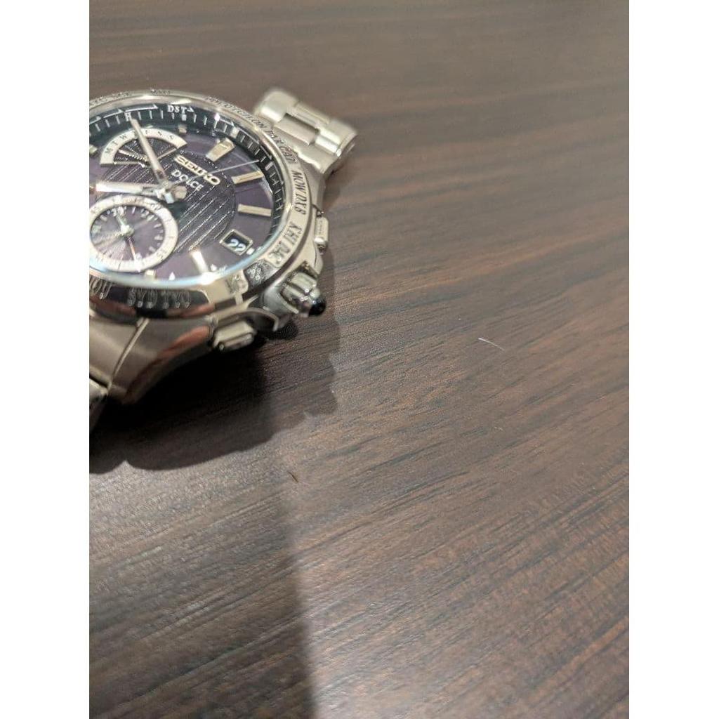 Used SEIKO DOLCE World Time Radio Solar Watch