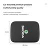 WMTY7 1Pcs Car Logo Armrest Mat Arm Rest Protection Cushion Pad For Skoda Octavia Kodiaq Enyaq iV Kamiq Scala Superb Fabia Rapid Karoq