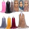 Headwear Women Girls Headscarf Luxury Hollow Tassel Scarf Head Scarves Head Wrap Hijab Shawl Scarf