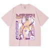 230 г/м² 100% хлопок Digimon V9 Angewomon Waifu Принт Унисекс Тяжелая хлопковая футболка