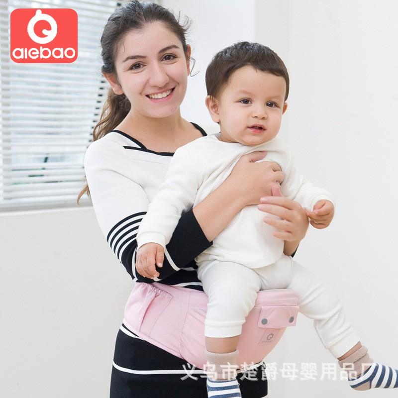 Ergonomic Baby Carrier Waist Seat With Removable 3-in-1 Design Breathable Infants 0-3 Years