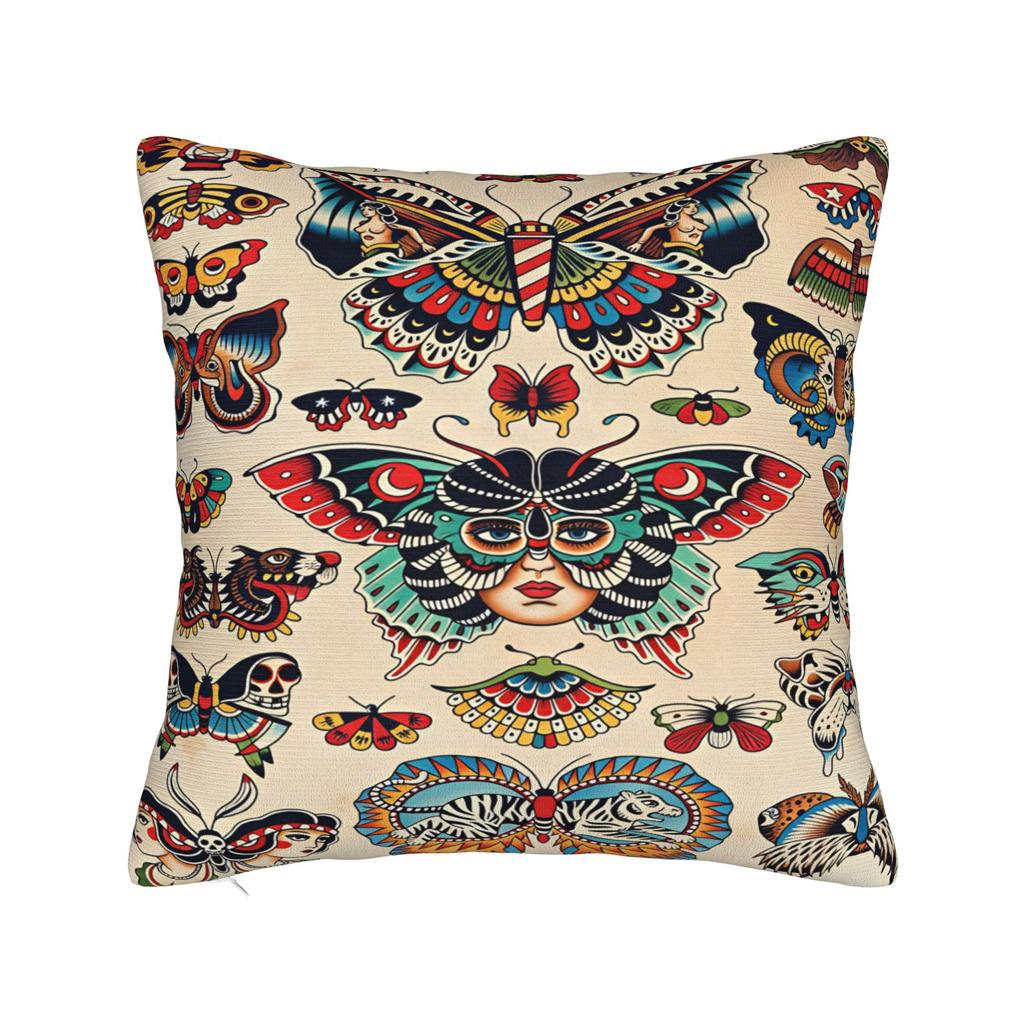 Pillow Cover Flying Leaping Pig Funny Pillow Case For Living Room Sofa Pillowcases