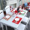 Christmas Home Table Decoration Mat Placemats Non Slip Tablemat Old Man Party Xmas Ornaments Furnishing Supply Desktop Desk Mat