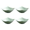 1/4Pcs Disposable Square Serving Bowls Smooth Edges Party Snack Salad Bowl Heat-Resistant Versatile Serving Dish