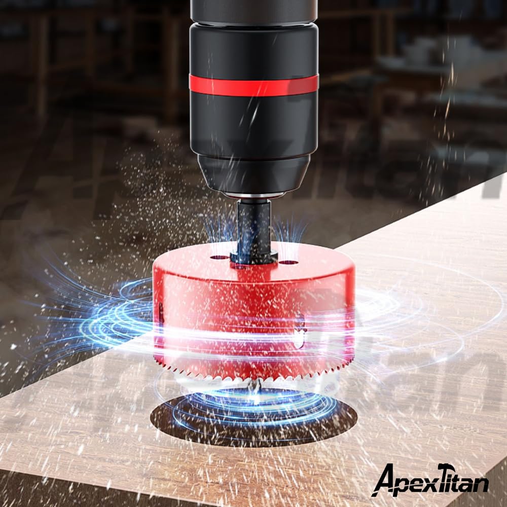 Коронка по металлу, Биметаллическая, Резак для отверстий, Для дрелей-шуруповертов, Сверло 4,7 дюйма (120 мм)