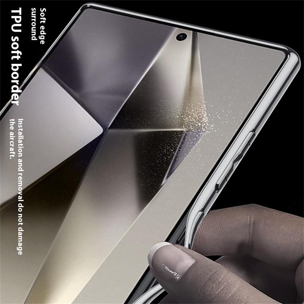 For Samsung Galaxy S24 Ultra Case Woven Pattern Electroplating TPU+PC+PU Phone Back Cover