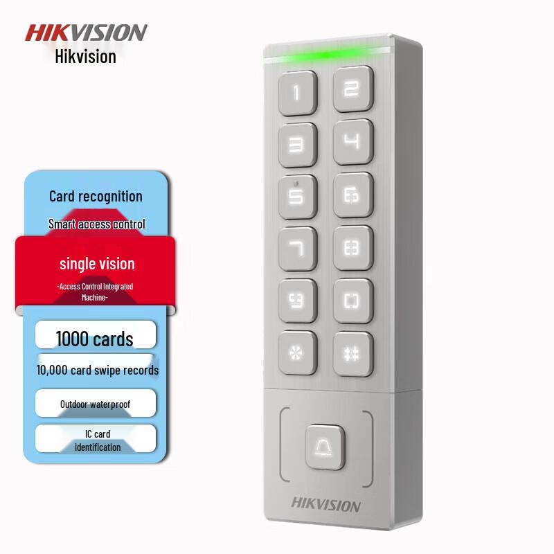 Hikvision DS-K1T809 Series Outdoor Access Control Terminal CN plug (adapter included)