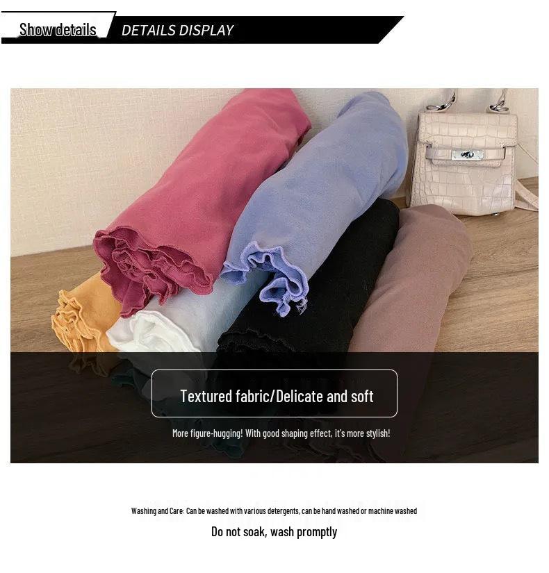 Женский приталенный бархатный топ-базовый слой Kitten Diary для похудения - С длинным рукавом, для ношения осенью/зимой