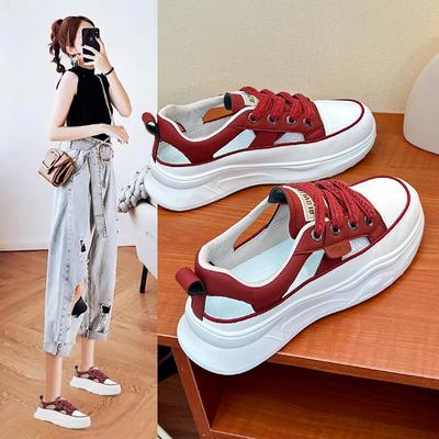 Белые женские красные сандалии Wild Net Red повседневные спортивные сандалии Baotou с плоской подошвой Ins для беременных женщин