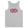 Débardeur - Drapeau du Royaume-Uni - Gris - 100% хлопок - Coupe ajustée - Mixte