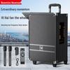Портативная Bluetooth-колонка на колесиках Newmine N519, 12 дюймов, с двумя микрофонами, штекер CN (адаптер в комплекте)