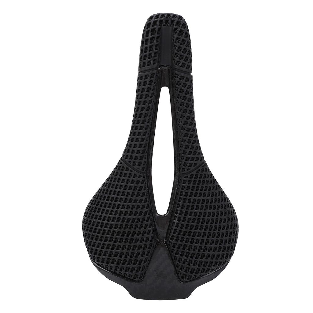 Bike Saddle High Strength 3D Printed Carbon Fiber Hollow Bike Cushion for Mountain Bikes