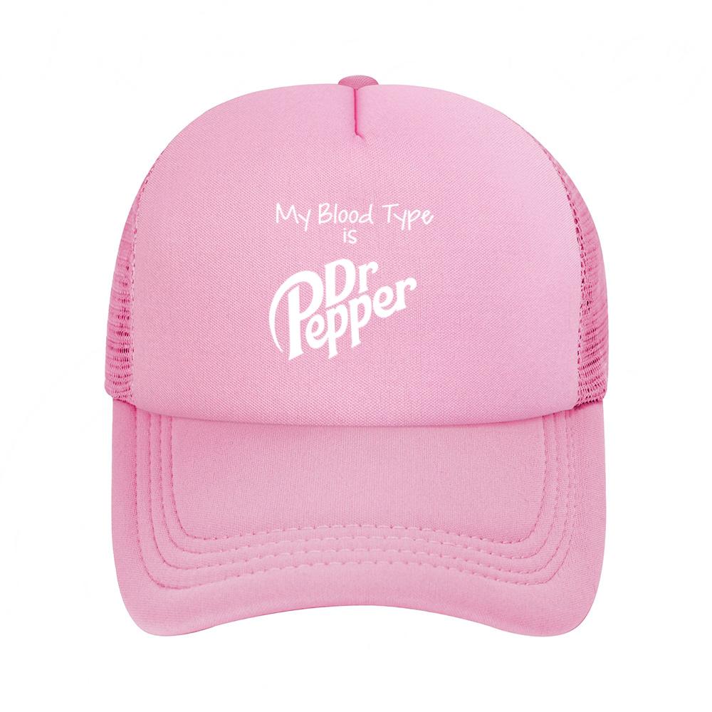 Dr Pepper группа крови смешной текст Бейсболка Аниме Графические Шляпы Взрослый Унисекс Женские Спортивные На Открытом Воздухе