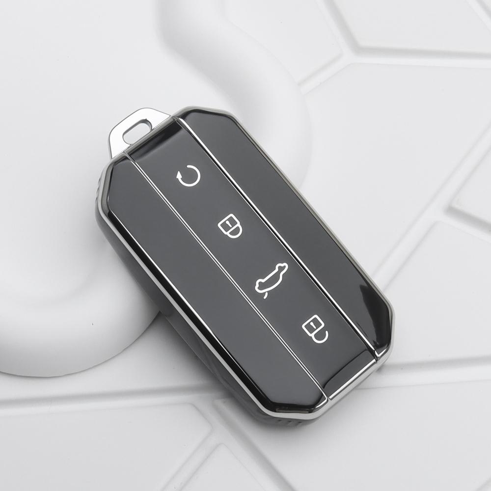 Чехол-держатель для автомобильного ключа из ТПУ для Chery Jaecoo J7 7 J5 5 Модная сумка-чехол для брелока дистанционного ключа автомобиля Защитный чехол Аксессуары для бесключевого доступа