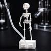 Экологичный Водонепроницаемый Скелет Хэллоуин Аквариум Танцующий Скелет, Движущиеся Суставы на Пузырьках Подводный Хоррор Декор Украшение, Реалистичный