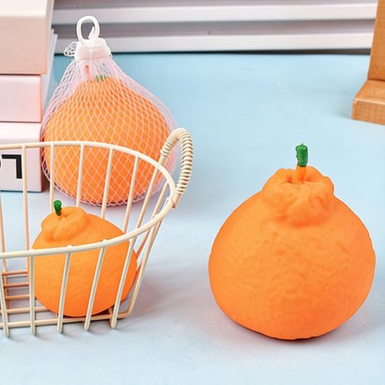 Игрушка для снятия стресса, уродливый апельсин, декапрессон, декопон, мандарин, сжимаемый мячик от стресса, антистресс, имитация фрукта, сенсорная игрушка-фиджет