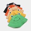 Cartoon Frog Plush Cotton Linen Bucket Hat Korean Fashion Soft Girl Student Couple Sun Hat Four Seasons