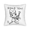 Yoshitomos Nara Art Square Pillow Case Polyester Cushions for Sofa Blue Sheep Casual Pillowcase