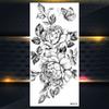 Purple Rose Jewelry Water Transfer Tattoo Stickers Women Body Chest Art Temporary Tattoo Girl Waist Bracelet Flash Tatoos Flower
