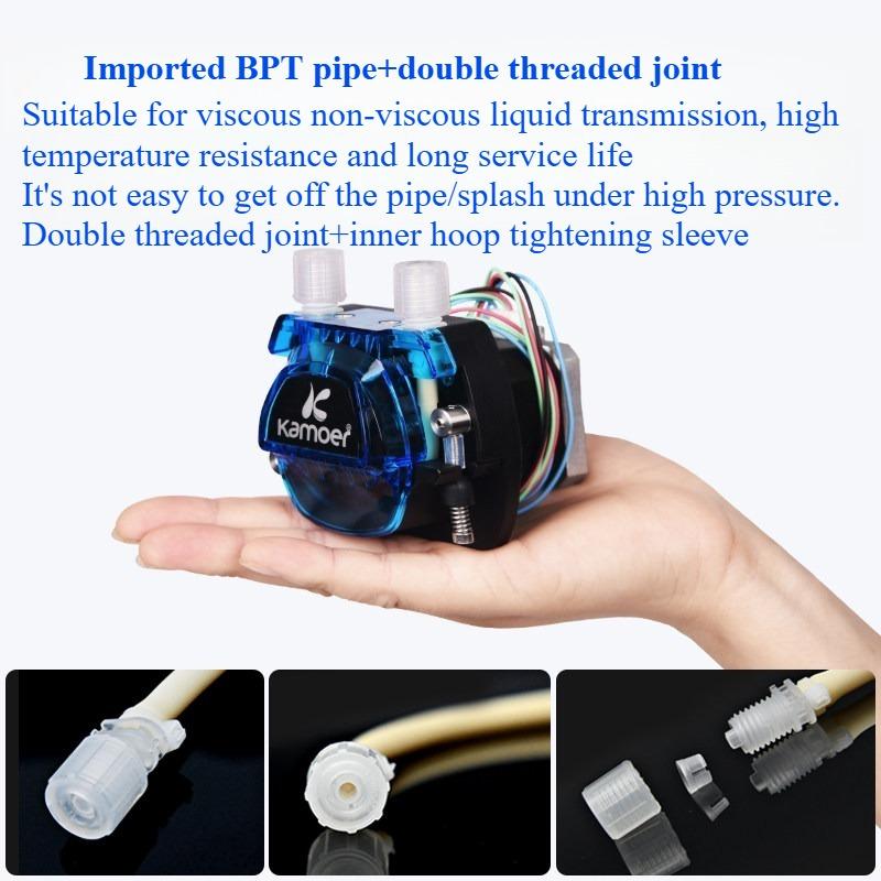 Small Peristaltic Pump 12v High-precision Stepping Motor Pulse Acquisition Confucianism Quantitative Pump.