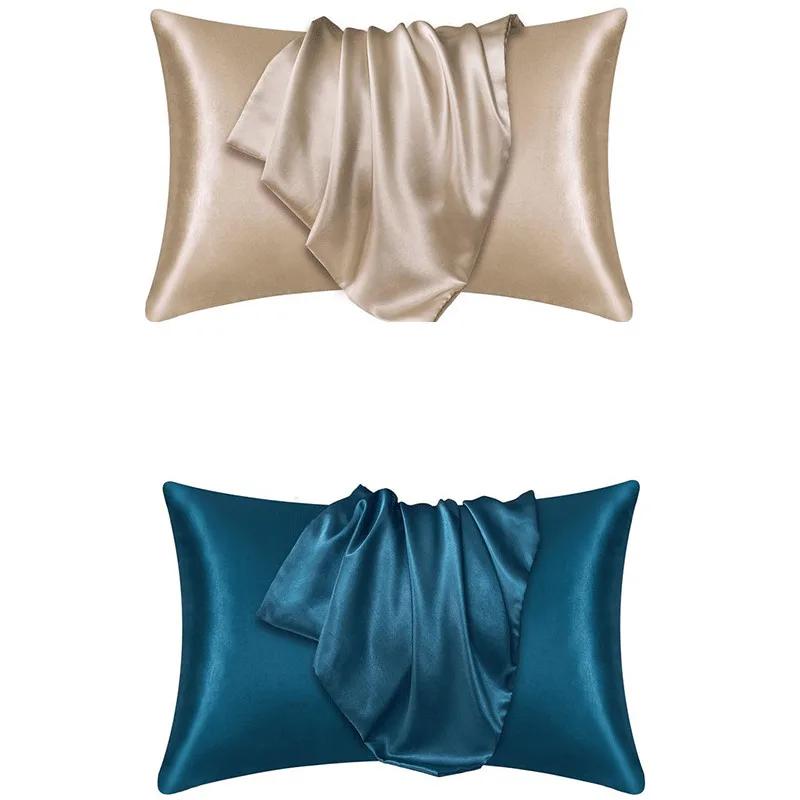 1/2/4pcs 100% Natural Mulberry Silk Pillow Case Real Silk Protect Hair Skin Pillowcase Any Size Customized Bedding Pillow Cover