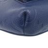 Used AUTHENTIC GUCCI 825964 GG body bag Waist Pouch blue Leather