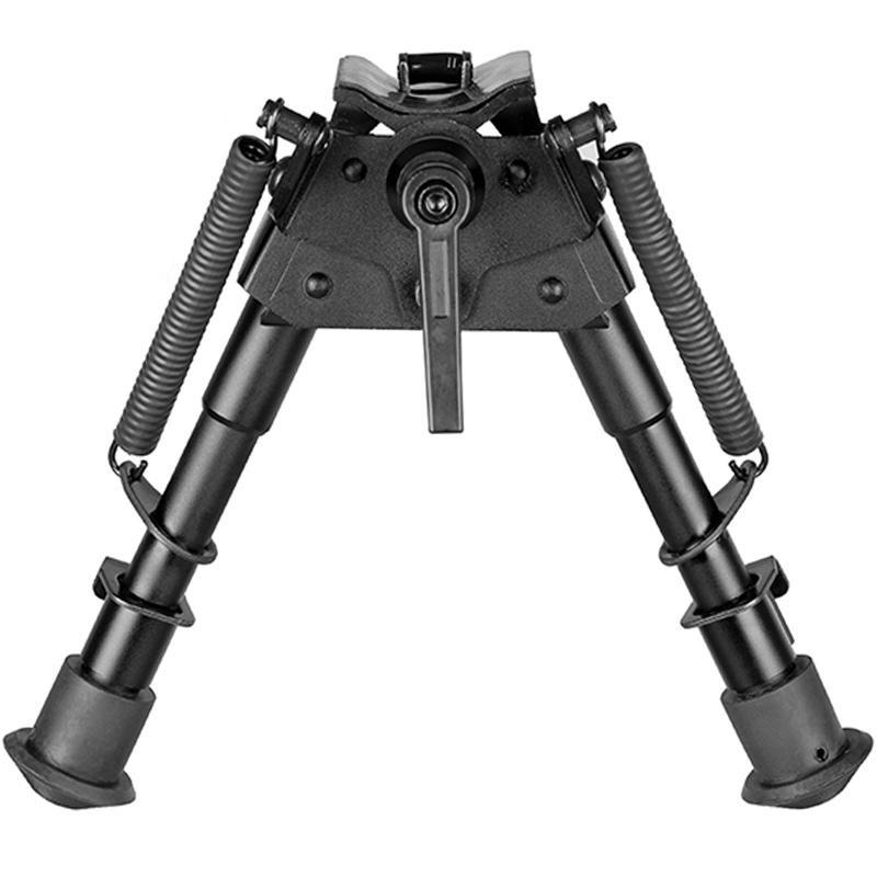 6-9 Inch Swivel Bipod Quick Deploy Notched Legs Pivot Tilt with Built-in Pod-loc (S Lock)