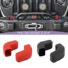 Car Front Bumper Trailer Hook Protective Cover Vehicle Accessories For Jeep Wrangler JK JL TJ Car Exterior Accessories