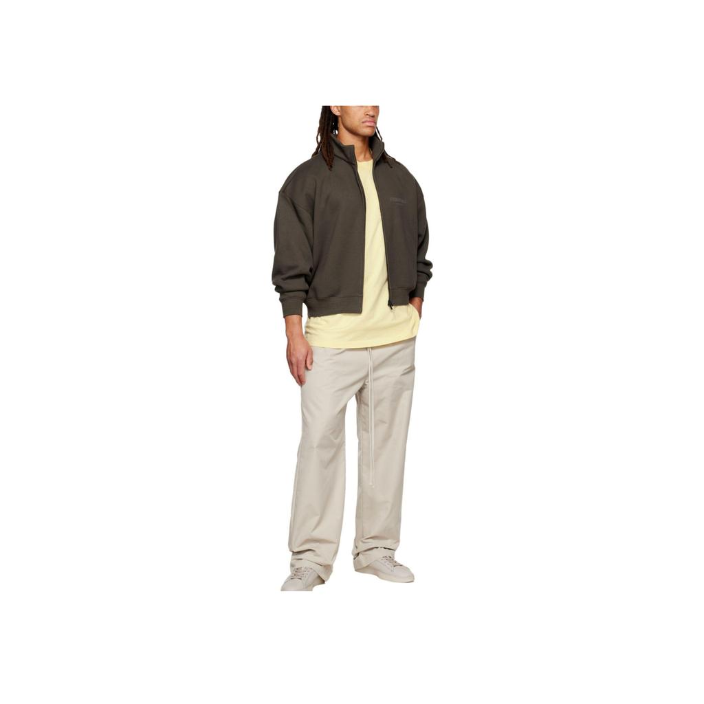 Fear of God Essentials Осенне-Зимний 2022 Расслабленные брюки для дома на кулиске с карманами Унисекс Низ Дымчато-серый FOG-FW22-424