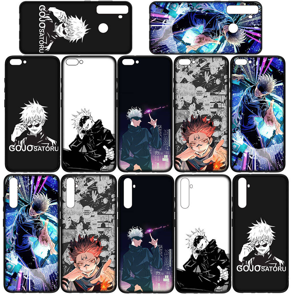 Чехол для iPhone 17 16 15 Xiaomi Poco F8 F7 X7 X6 M8 C85 C75 C71 Redmi Note 14 13 12 11 Pro Max A4 14C 13C 15C Мультяшный Jujutsu Kaisen Годжо Сатору Чехол