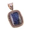 Natural Pietersite Gemstone 925 Solid Sterling Silver TwoTone Pendant 1.50" B2r46