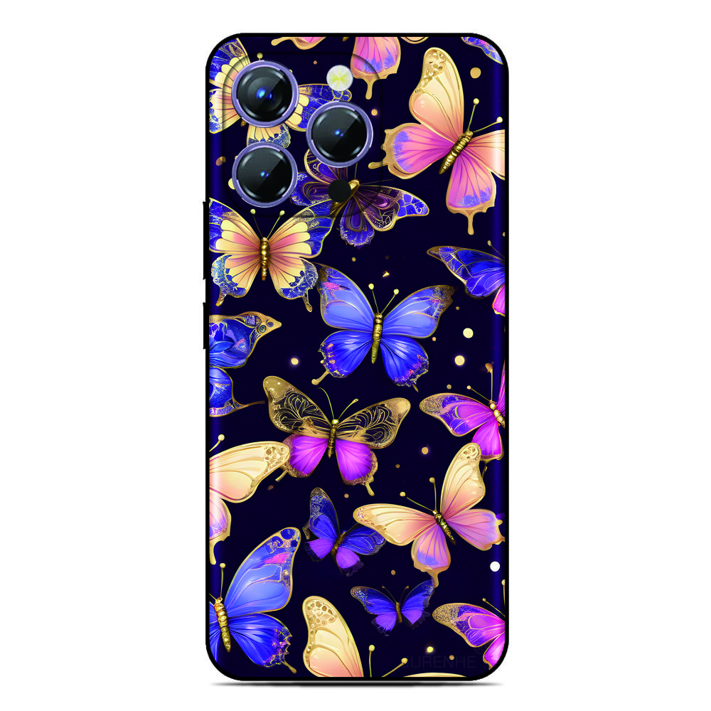 Butterfly Photo Phone Case For TCL NxtPaper 70 Pro K70 Power 4G 605 50 XE 40 XL 20 30 60 SE 60R 5G 40R 505 501 408 406 403 Cover
