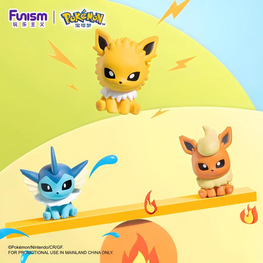Коллекция Eeveelutions Сильвеон Джолтеон Эспеон Умбреон Флареон Подарочный пакетик-сюрприз Игрушка Модель Аниме Фигурки Коллекционные Украшения