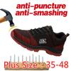 Men's Safety Shoes Steel Toe Breathable Work Boots Hiking Climbing Shoes
