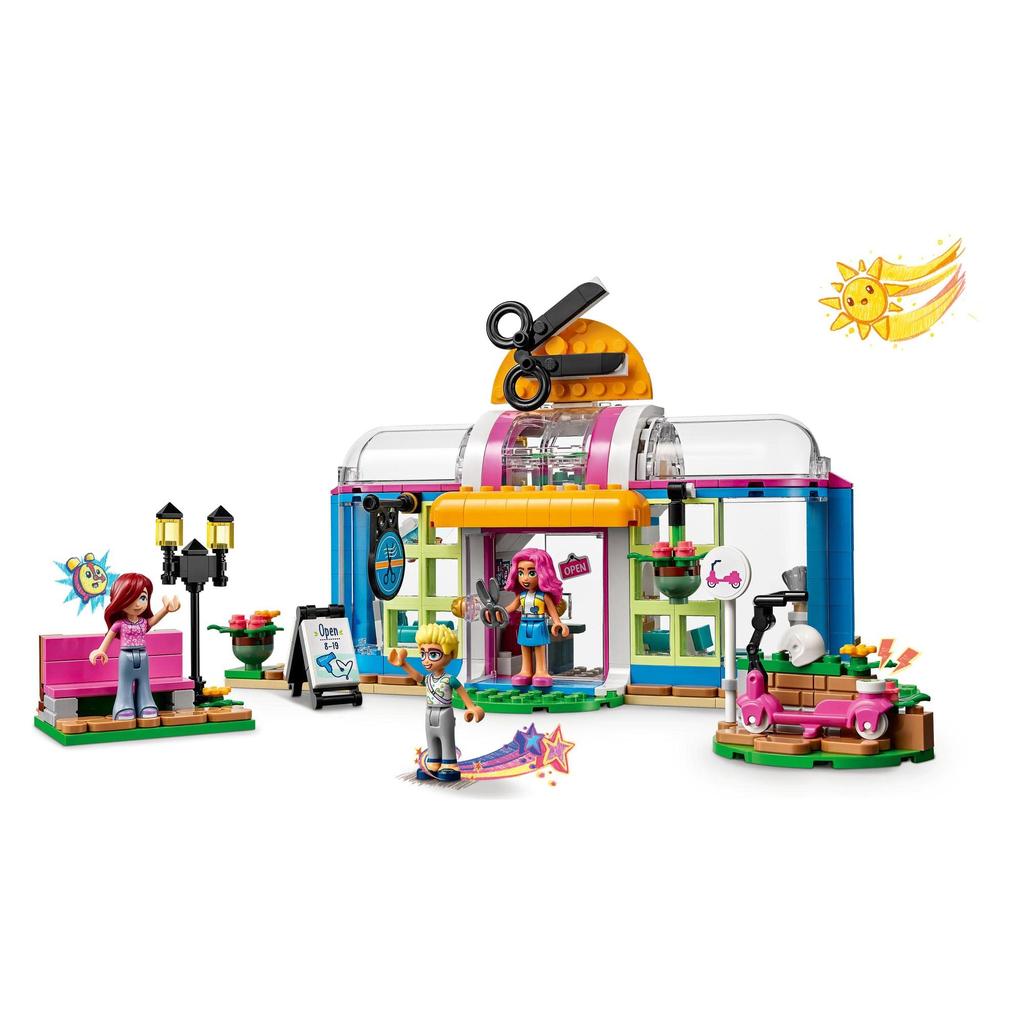 LEGO Friends Heartlake City Hair Salon 41743 Toy Block Present Pretend Play Town Building Girls Ages 6+