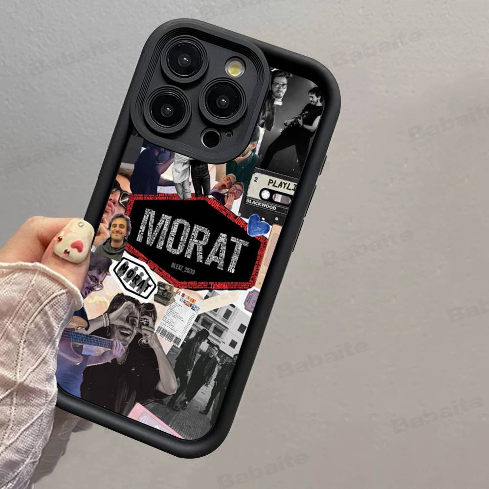 Morat Music For IPhone 17 Pro Max 16 15 14 13 12 11 Plus Black Soft Phone Cover