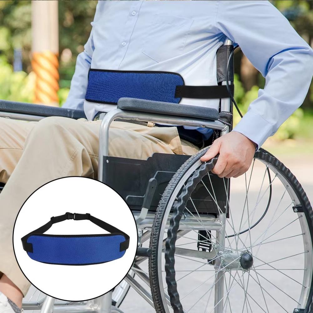 With Easy Release Buckle Wheelchair Seat Belt Adjustable Chair Waist Lap Strap for Patient Caring