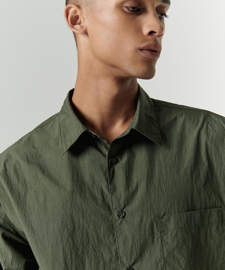 MUSINSA STANDARD [City Leisure] Cn Oversized Shirt [Khaki]