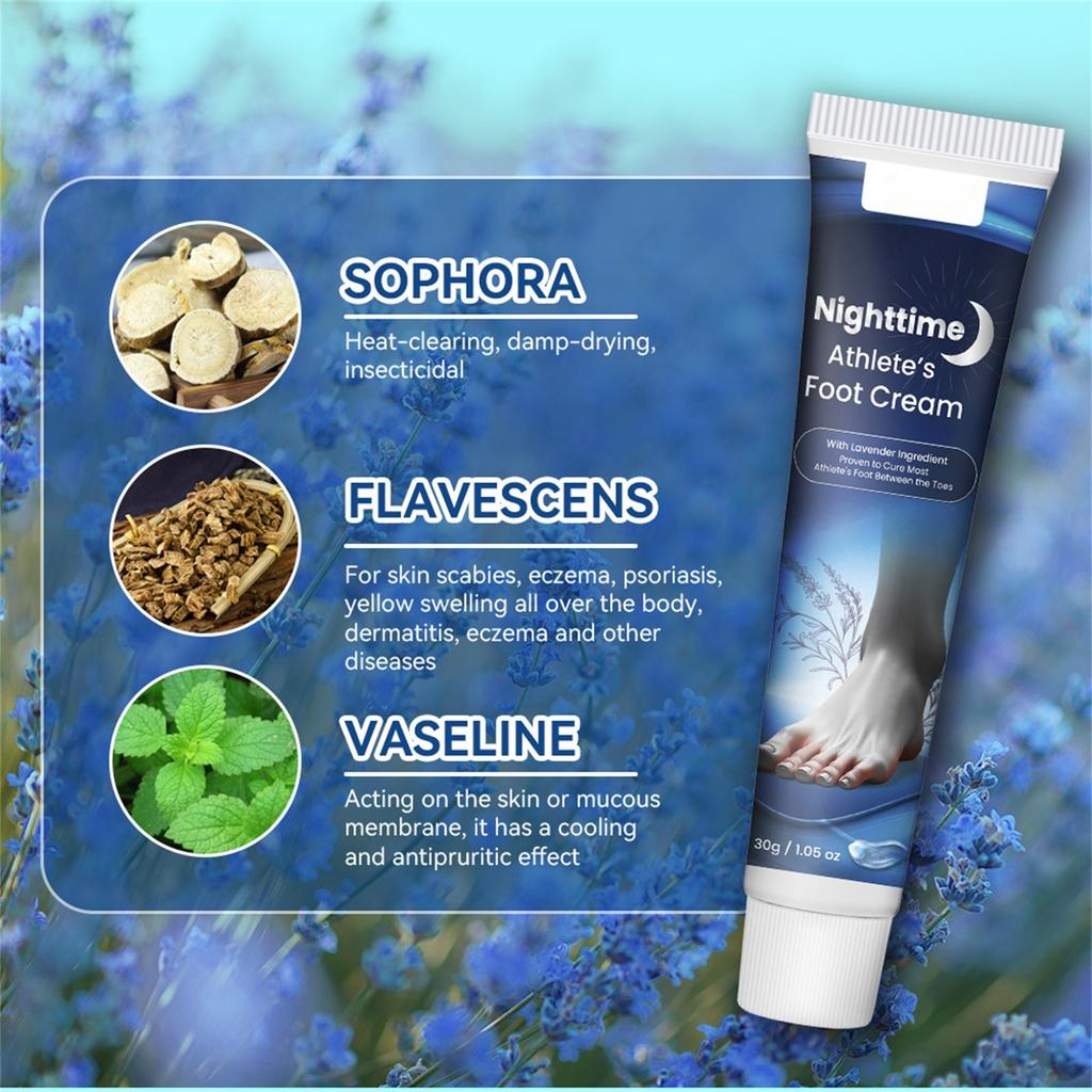 Крем для ухода за стопой спортсмена Устраняет запах ног Зуд Мазь Бери-бери Отшелушивающий пластырь для ног 30 г